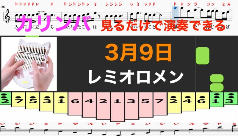 3月9日　レミオロメン